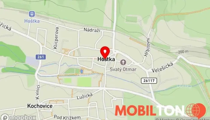 mapa U Lišky Hotel, Restaurace v nám. Svobody 164