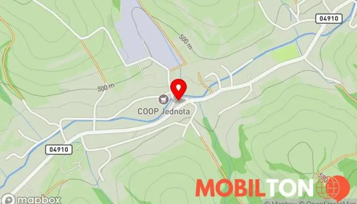 mapa U Ptáčků Ubytování pod střechou v Francova Lhota