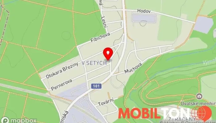 mapa U Václava Pivní výčep v Sukova 1028