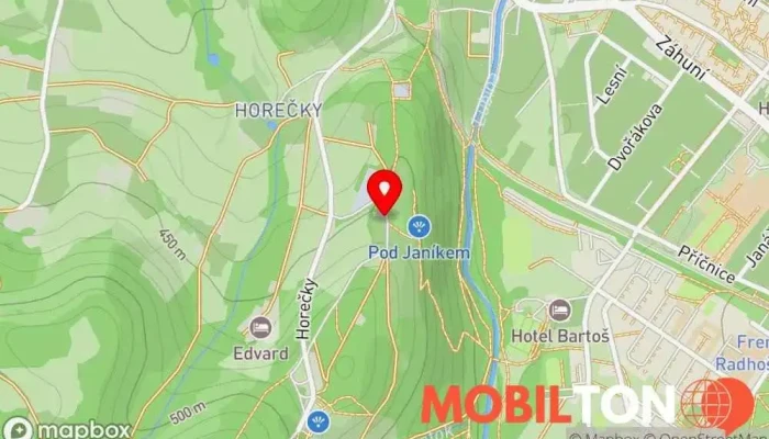 mapa Valašská hospoda U Janíka - restaurace Frenštát Restaurace, Česká restaurace, Hospoda v Horečky 890