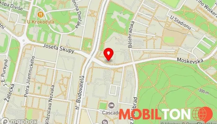 mapa VEG´AC - Zdravá restaurace Kaštan Restaurace v Moskevská 3336