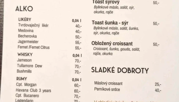 Velvarska Zalozna Menu - Nám. Kr. Vladislava 224