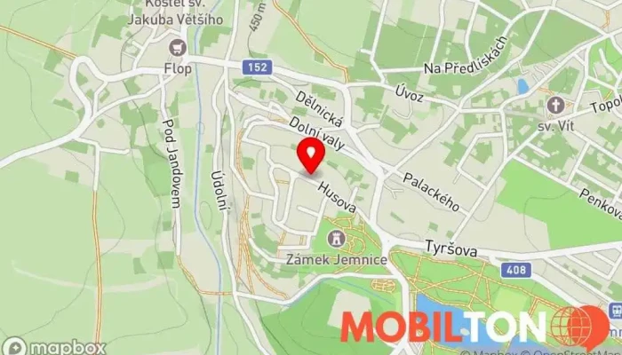 mapa Vietnamské Bistro Restaurace jihovýchodní Asie v Husova 99
