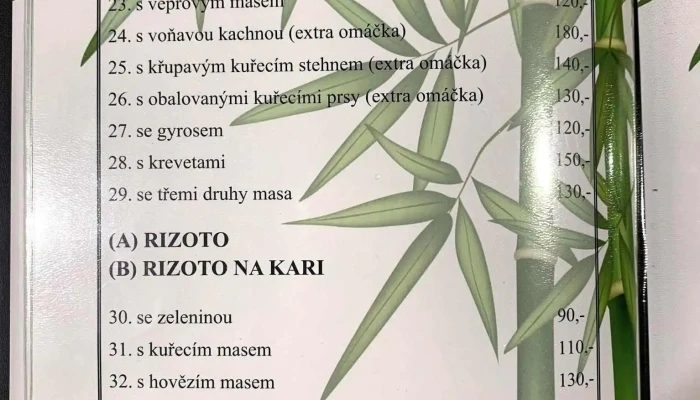 Vietthai Restaurace Menu - Radniční