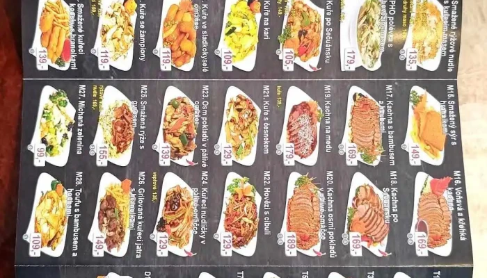 Vivi -    Cinska Restaurace Menu - Chomutovská 553