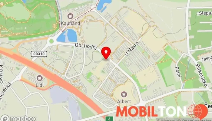 mapa WAGYU BBQ Barbeque restaurace v Čestlice-Říčany u Prahy
