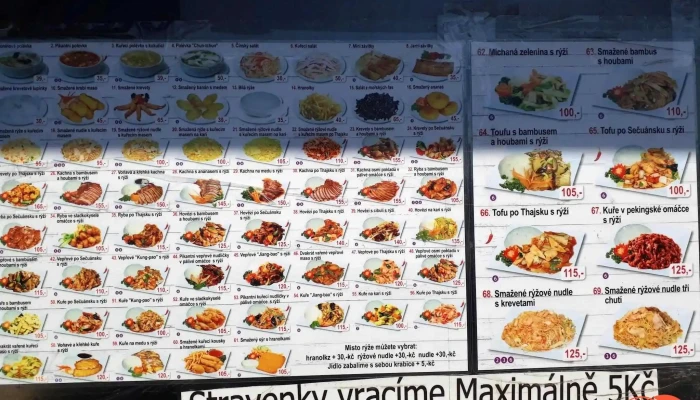 Wok Roll Menu - Vestec-jesenice U Prahy