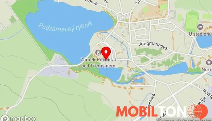 mapa Zámecká hospoda Restaurace v Ing. Lízla 2