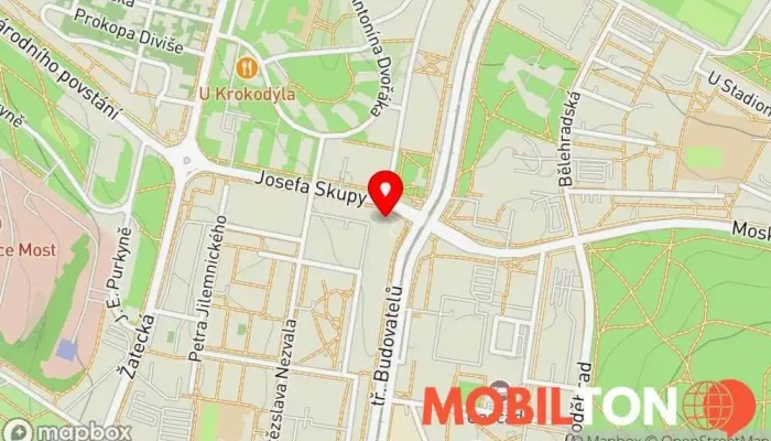mapa Zdravé dobroty u Sáry Restaurace v tř. Budovatelů 1353/108A