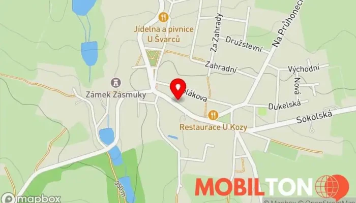 mapa Zelený bar s.r.o. - Eva Kabátová Kavárna, Tržnice s ovocem a zeleninou v Havlíčkova 48/48