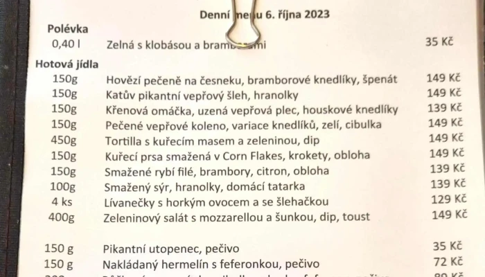 Zlonická jídelna - Nám. Pod Lipami 5