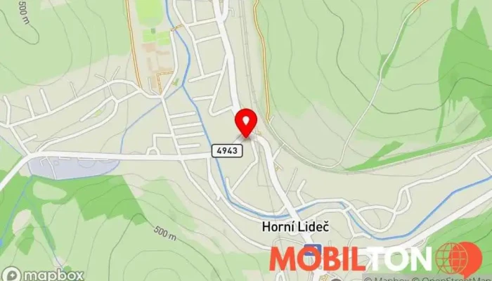 mapa Zmrzlina Prodej zmrzliny v Horní Lideč