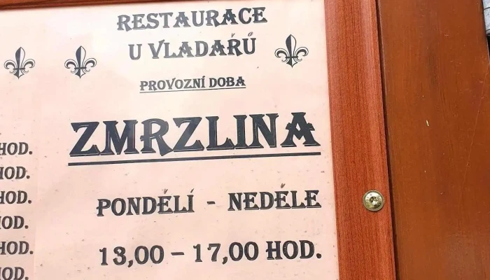 Zmrzlina U Vladaru Menu - Mikulášovice