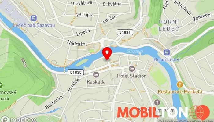 mapa Zmrzlinárna 