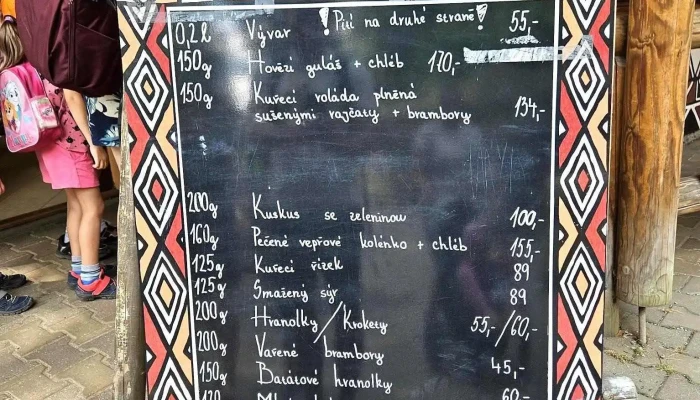 Zoobar -  Menu - Březinovy Sady 10