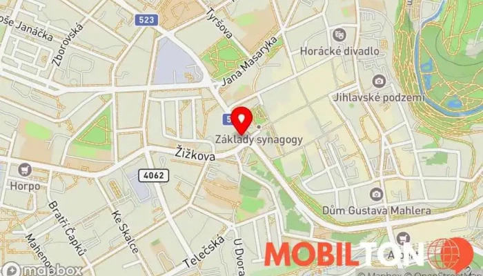 mapa Zverimex BistroBar Bistro, Bar, Restaurace v Dvořákova 1929/1